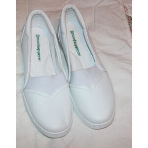 GRASSHOPPERS SHOES-SIZE 7.5-WHITE